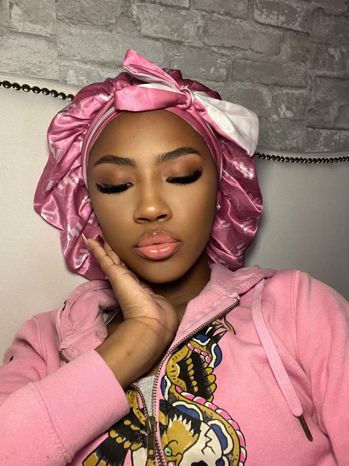 Rose Pink Bonnet
