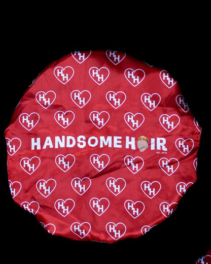 Reversible no tie Valentine’s Day Bonnet ❤️
